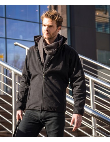 R-R131M-Osaka Combed Pile Soft Shell Jacket